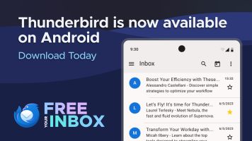 Optez pour la boîte mail Thunderbird sur Android