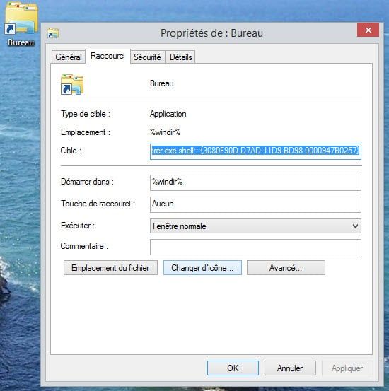 Retrouver l’icône « Bureau » dans la barre des tâches Windows
